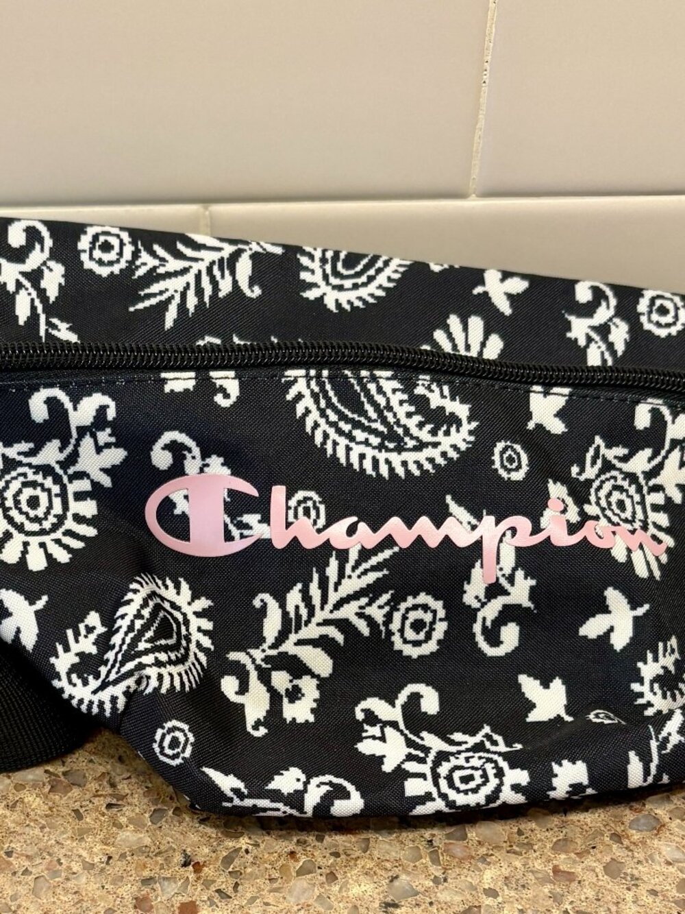 Champion Avery Polyester Fanny Pack w/zippered pocket & adjustable strap